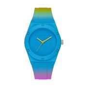 Multicolor Siliconen Analoog Horloge Guess , Multicolor , Unisex