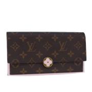 Pre-owned Canvas wallets Louis Vuitton Vintage , Brown , Dames