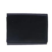 Pre-owned Leather wallets Louis Vuitton Vintage , Black , Dames