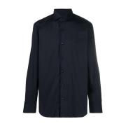 Stijlvolle Blauwe Herenshirt Barba , Blue , Heren