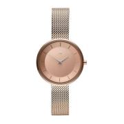 Roze Roestvrij Stalen Kwarts Analoge Horloge Mvmt , Pink , Dames