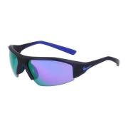 Zwarte zonnebril met paars lensfilter Nike , Black , Unisex