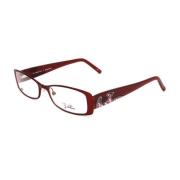 Luxe Ruby Metalen Frame Bril Emilio Pucci , Red , Dames