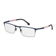 Blauwe Titanium Frame Bril voor Mannen Carrera , Blue , Heren