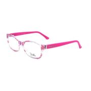 Roze Plastic Frame Damesbril Emilio Pucci , Multicolor , Dames