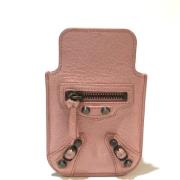 Pre-owned Leather home-office Balenciaga Vintage , Pink , Dames