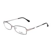 Grijze Metalen Frame Damesbril Emilio Pucci , Gray , Dames