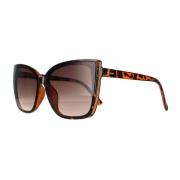 Bruine Resin Zonnebril met Categorie 3 Lens Guess , Brown , Dames