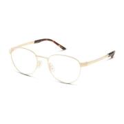 Gouden Metalen Frame Zonnebril Porsche Design , Yellow , Heren