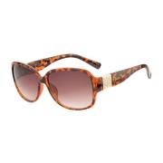 Bruine Resin Zonnebril met Degraded Lenzen Guess , Brown , Dames