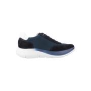 Algoritme Sneakers van Stof en Suède Callaghan , Blue , Heren