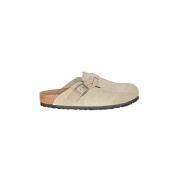 Suède sandaal met verstelbare gespsluitingen Birkenstock , Beige , Dam...