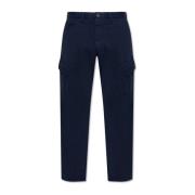 Katoenen 'cargo' broek PS By Paul Smith , Blue , Heren