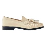 Marietta Leren Loafers Alohas , Beige , Dames