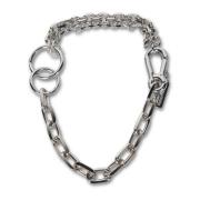 Moderne Stalen Ketting met Toggle Sluiting Dsquared2 , Gray , Dames