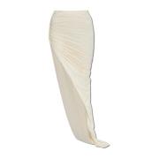 Gedrapeerde rok Rick Owens , Beige , Dames