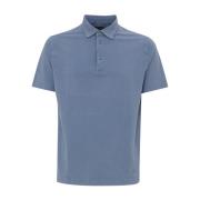 Navy Blauw Klassiek Poloshirt Corneliani , Blue , Heren