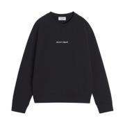 Heren Sweatshirt Mode Kleding Maison Kitsuné , Black , Heren