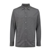 Gestreept overhemd met lange mouwen Made in Italy Canali , Gray , Here...