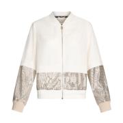 Wit Grijs Jas Kledingcollectie Liu Jo , White , Dames