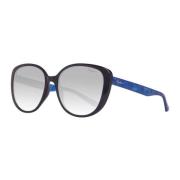 Blauwe Gradient Lens Plastic Zonnebril Vrouwen Pepe Jeans , Blue , Dam...