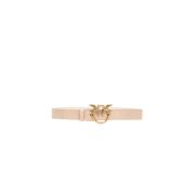 Love Berry Monogram Debossed Riem Pinko , White , Unisex