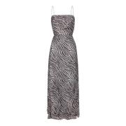 Zebra Print Midi Jurk IRO , Multicolor , Dames