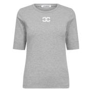 GrannyCC Lichtgrijze T-shirt Co'Couture , Gray , Dames