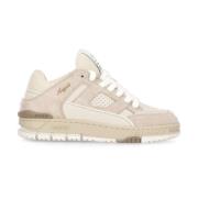 Beige Sneakers met Tech Fabric Axel Arigato , Beige , Dames