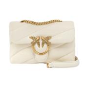 Sheep Nappa Love Puff Baby Clutch Pinko , White , Dames