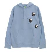 Blauwe hoodie met trekkoord capuchon HUF , Blue , Heren