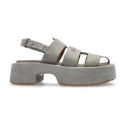 Suede platform schoenen JW Anderson , Gray , Dames