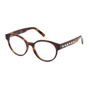 Bruine Plastic Montuur Bril Vrouwen Swarovski , Brown , Dames