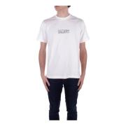 Beige Logo T-shirt en Polo Barrow , White , Heren