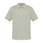 Linnen Polo Paul Smith , Green , Heren