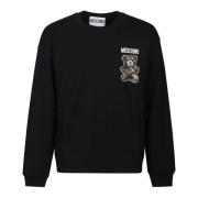 Schattige Beer Sweater Moschino , Black , Heren