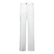 Elegante hoge taille broek Genny , White , Dames