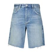 Denim Shorts Ayla Raffelzoom Citizens of Humanity , Blue , Dames