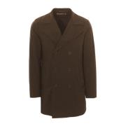 Bruine Trenchcoat met Zakken People of Shibuya , Brown , Heren