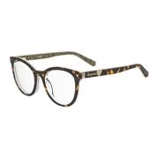 Bruine Acetaatframebril voor vrouwen Love Moschino , Brown , Dames