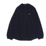 Navy Windbreaker met hoge kraag HUF , Blue , Heren