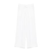 Witte Elastische Trekkoord Broek P.a.r.o.s.h. , White , Dames