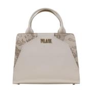 Stijlvolle Kleine PVC Dames Tas Alviero Martini 1a Classe , Beige , Da...