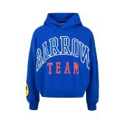 Blauw College Lettering Logo Sweatshirt Barrow , Blue , Heren