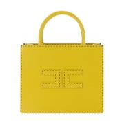 Poeder Lurex Blend Mini Jurk Elisabetta Franchi , Yellow , Dames