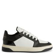 Witte leren lage sneaker Giuseppe Zanotti , White , Heren