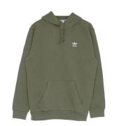 Groene Trefoil Hoodie met Kangoeroezak Adidas , Green , Heren