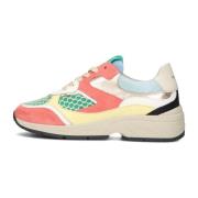 Sneakers voor dames van leer Piedi Nudi , Multicolor , Dames