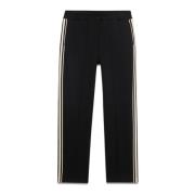 Joggers soft touch met contrasterende profielen Oltre , Black , Dames