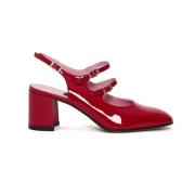 Rode Slingback Pumps met 60mm Hak Carel , Red , Dames